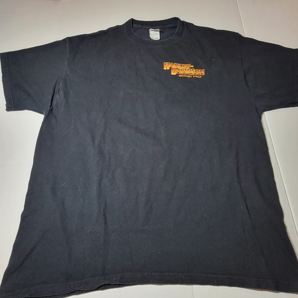 Harley-Davidson‎ Military Sales T-Shirt Men XL Patriotic Plane Biker Motorcycle - Picture 1 of 7